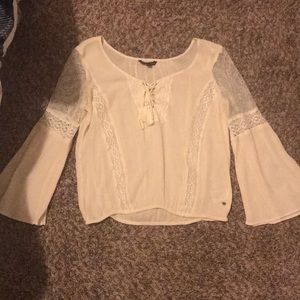 Cream blouse
